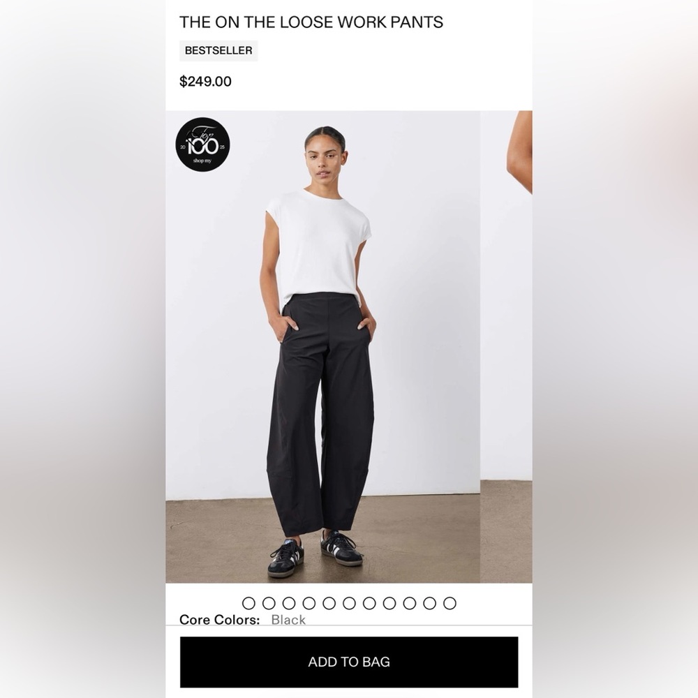 NWT RUTI On The Loose Work Pants